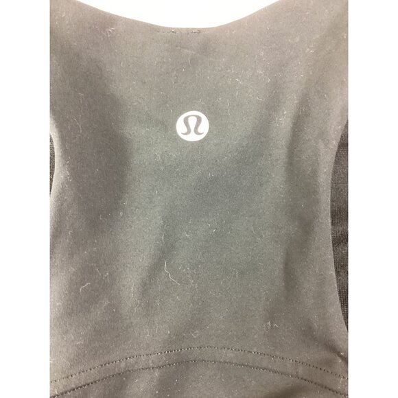 Lululemon Black Racerback High-Neck Athletic Tank Top Womens Size S  Stretchy - Picture 5 of 6